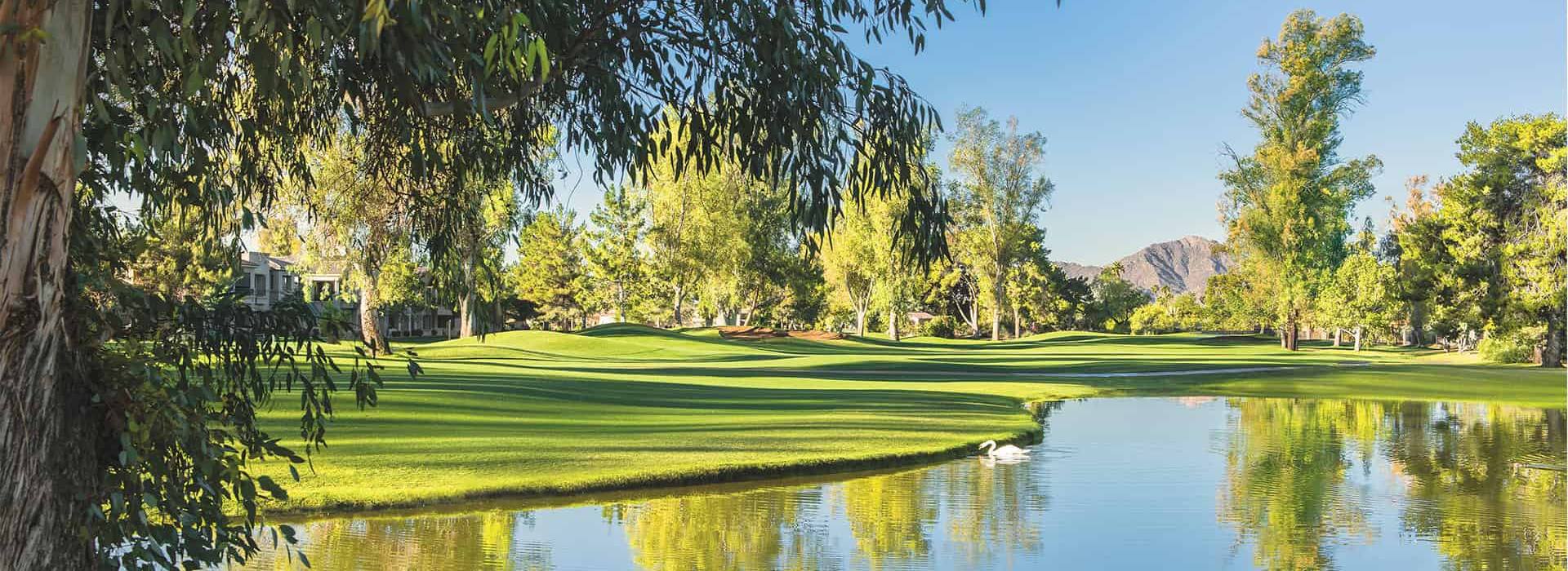 Golf course on water