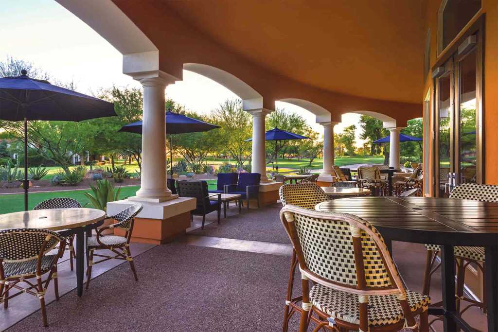 Patio of clubhouse